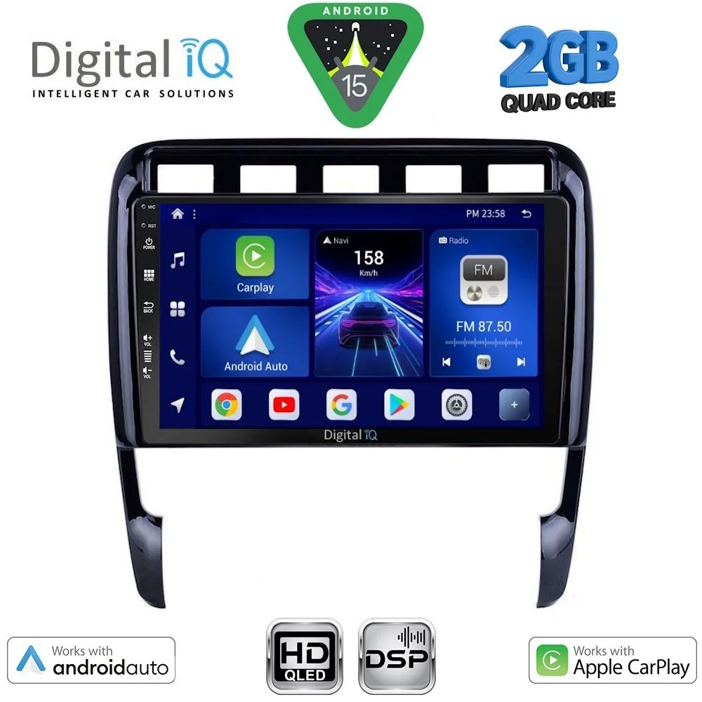 Φωτογραφία προϊόντος: DIGITAL IQ BXC 3535_CPAA (9inc) MULTIMEDIA TABLET for PORSCHE CAYENNE mod. 2002-2011