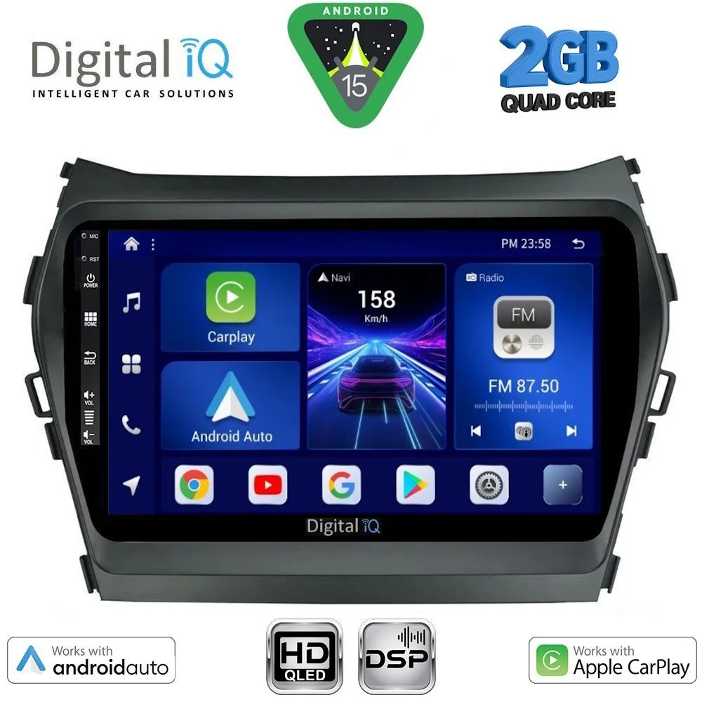 Φωτογραφία προϊόντος: DIGITAL IQ BXC 3238_CPAA (9inc) MULTIMEDIA TABLET for HYUNDAI IX45 - SANTA FE mod. 2013-2017