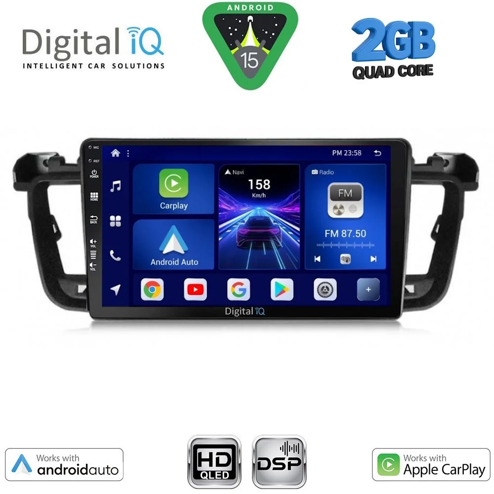 Φωτογραφία προϊόντος: DIGITAL IQ BXC 3518_CPAA (9inc) MULTIMEDIA TABLET for PEUGEOT 508 mod. 2010-2016