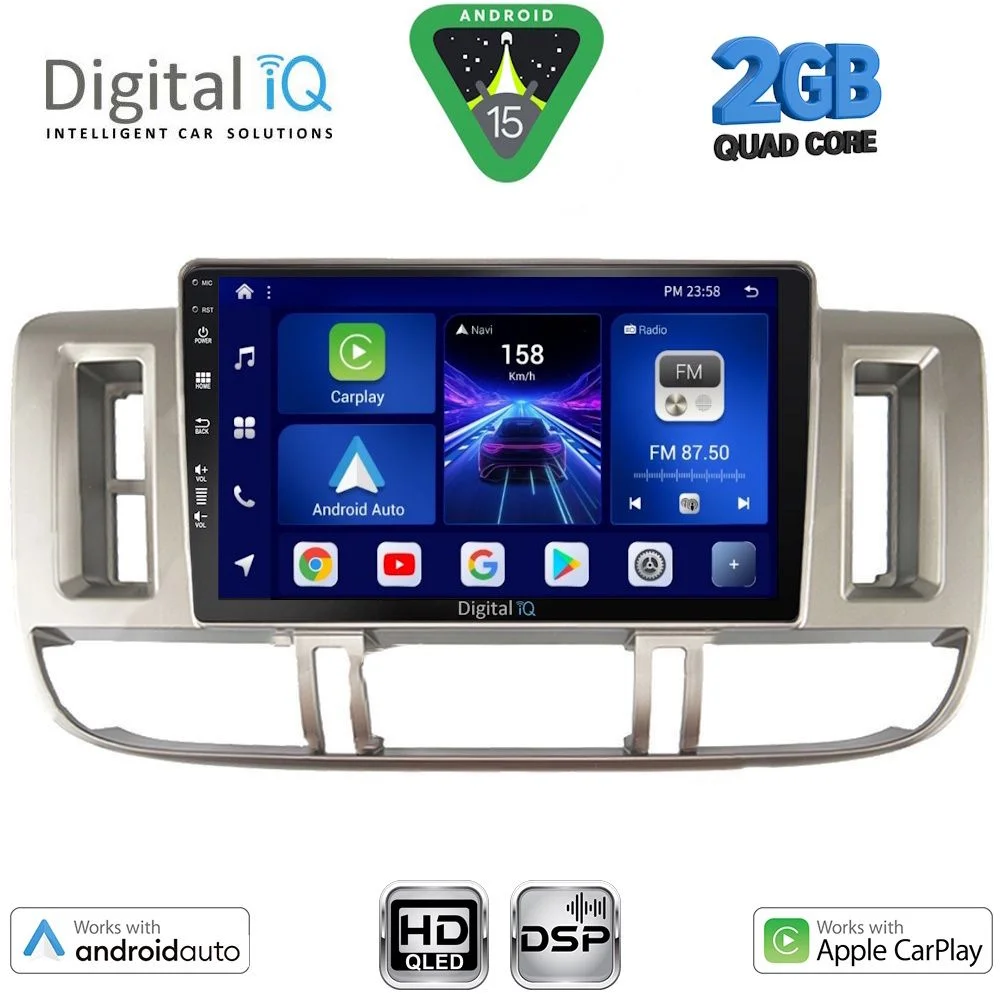 Φωτογραφία προϊόντος: DIGITAL IQ BXC 3474_CPAA (9inc) MULTIMEDIA TABLET for NISSAN XTRAIL mod. 2000-2004