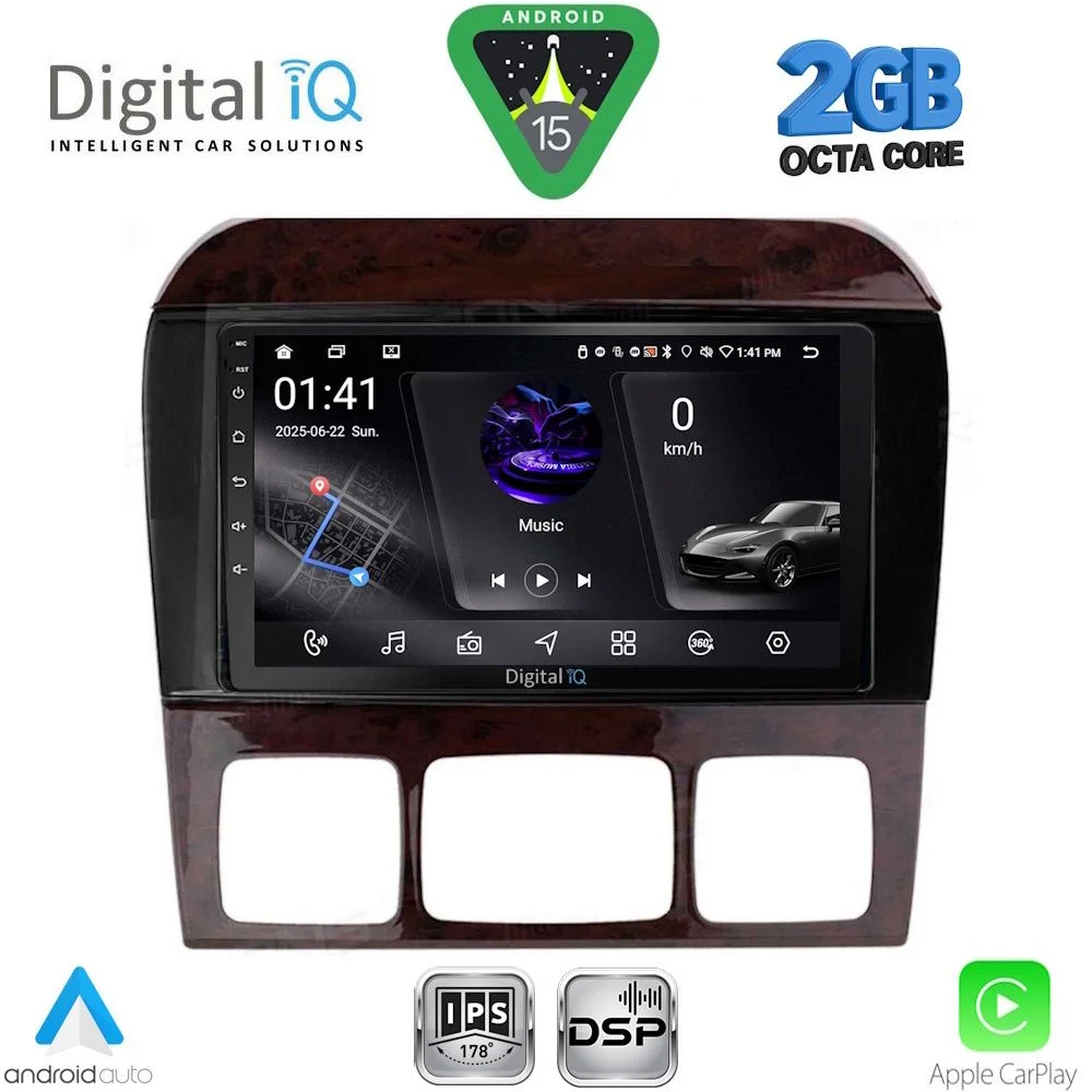 Φωτογραφία προϊόντος: DIGITAL IQ RSF 4426_CPA (9inc) MULTIMEDIA TABLET for MERCEDES S W220 mod. 1998-2005