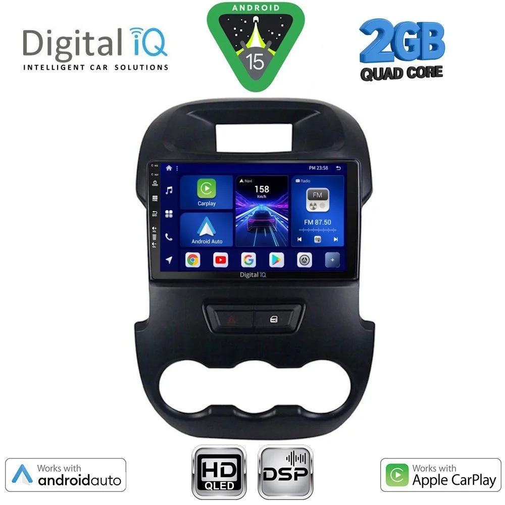 Φωτογραφία προϊόντος: DIGITAL IQ BXC 3171_CPAA (9inc) MULTIMEDIA TABLET for FORD RANGER mod. 2011-2015