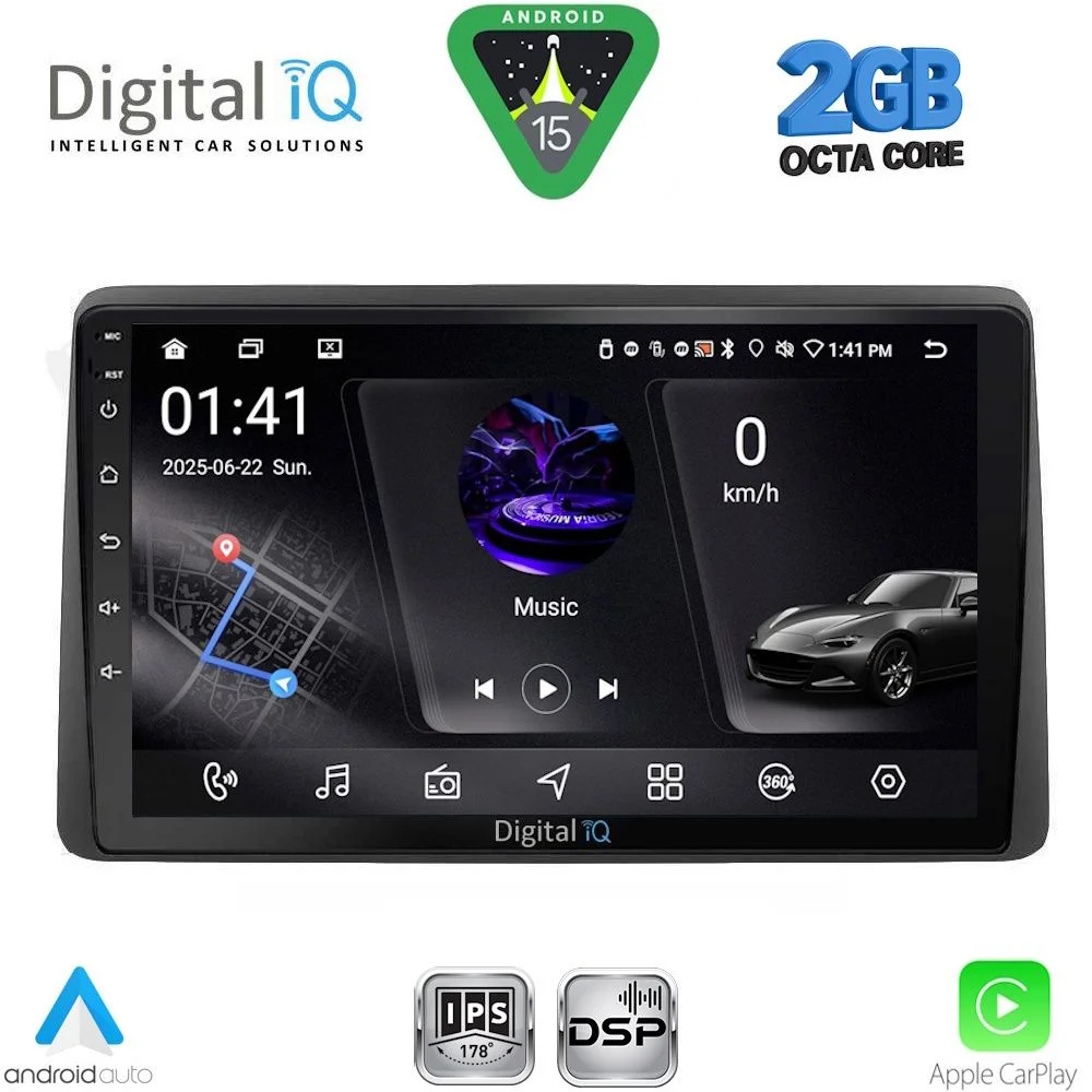 Φωτογραφία προϊόντος: DIGITAL IQ RSF 4104_CPA (10inc) MULTIMEDIA TABLET for DACIA DUSTER mod. 2019-2025
