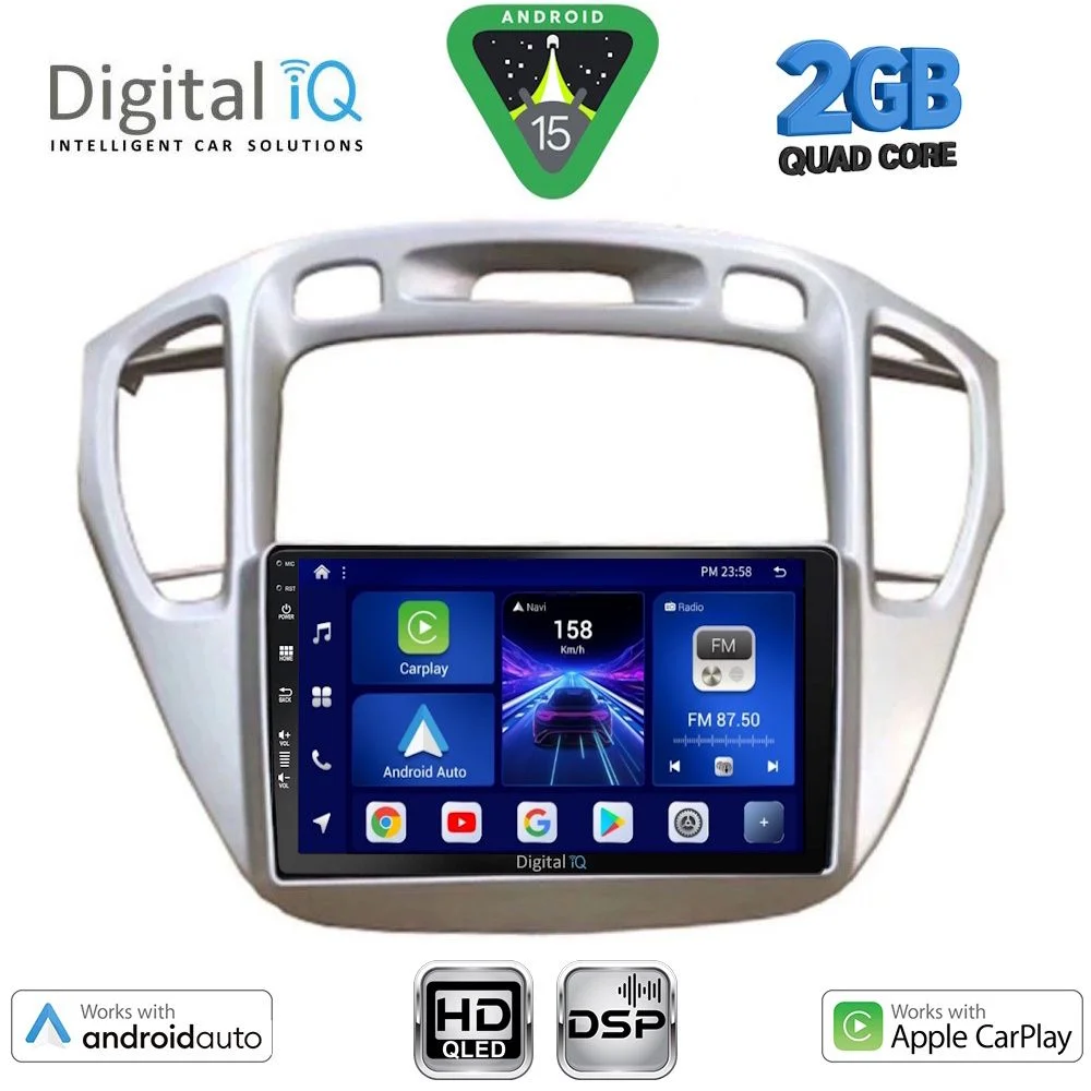 Φωτογραφία προϊόντος: DIGITAL IQ BXC 3718_CPAA (9inc) MULTIMEDIA TABLET for TOYOTA HIGHLANDER mod. 2002-2009