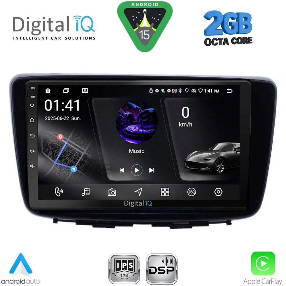 Φωτογραφία προϊόντος: DIGITAL IQ RSF 4672_CPA (9inc) MULTIMEDIA TABLET for SUZUKI BALENO mod. 2016-2022