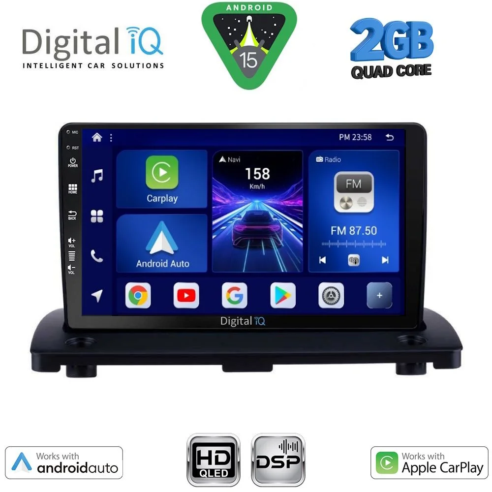 Φωτογραφία προϊόντος: DIGITAL IQ BXC 3789_CPAA (9inc) MULTIMEDIA TABLET for VOLVO XC90 mod. 2002-2014