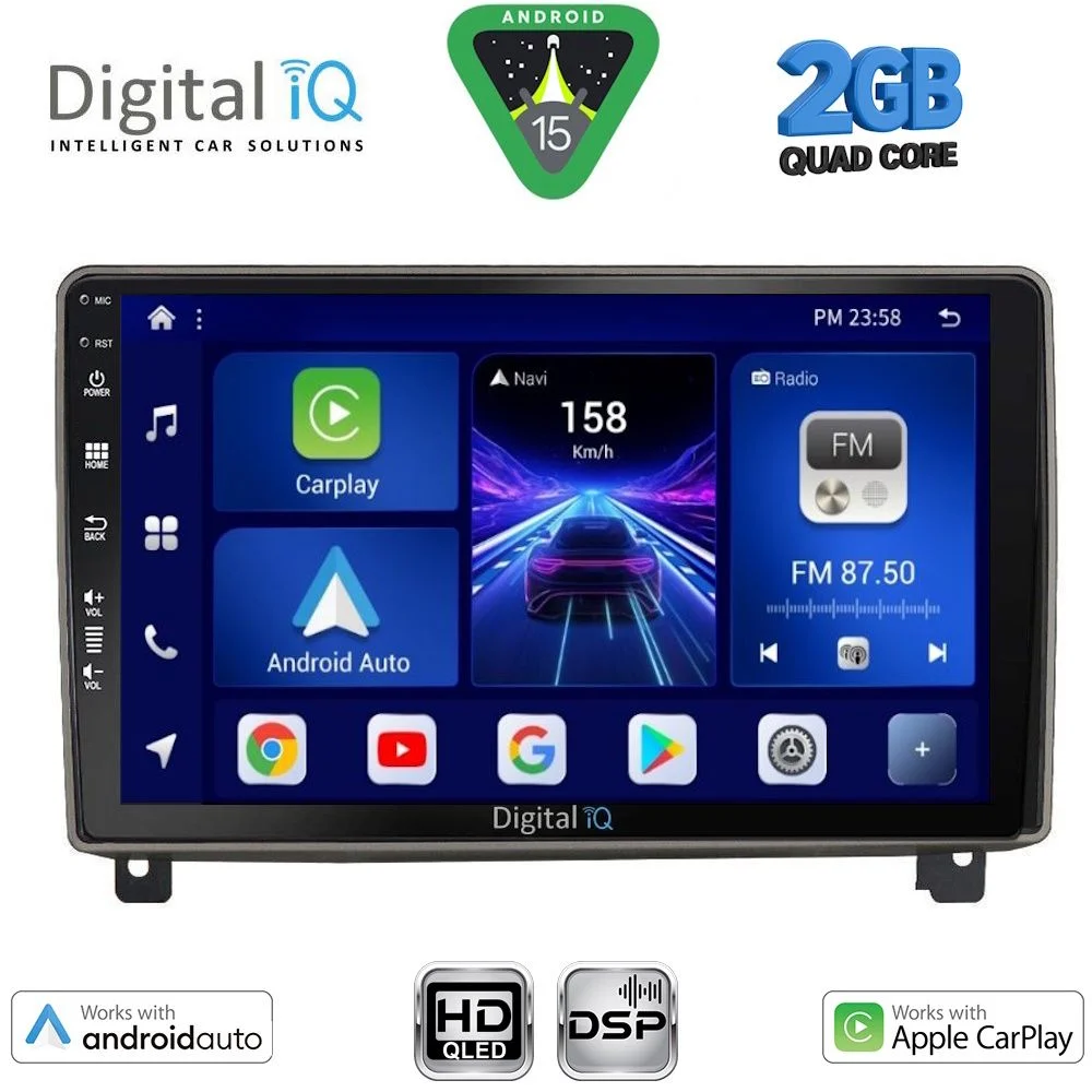 Φωτογραφία προϊόντος: DIGITAL IQ BXC 3517_CPAA (9inc) MULTIMEDIA TABLET for PEUGEOT 407 mod. 2004-2011
