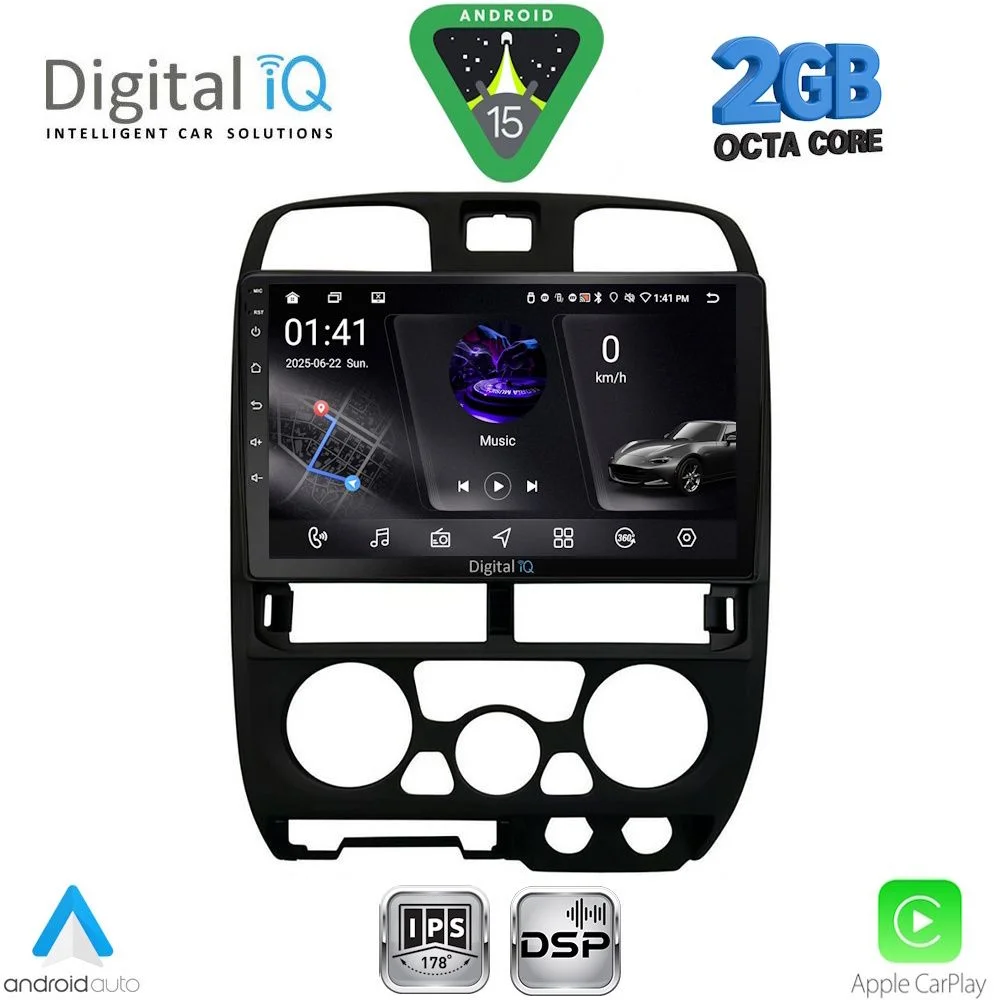 Φωτογραφία προϊόντος: DIGITAL IQ RSF 4253BL_CPA (9inc) MULTIMEDIA TABLET for ISUZU D-MAX mod. 2002-2008 (BLACK)