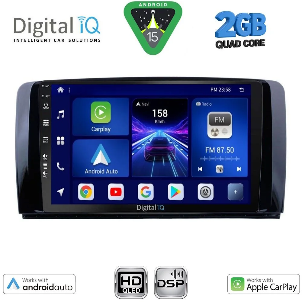 Φωτογραφία προϊόντος: DIGITAL IQ BXC 3422_CPAA (9inc) MULTIMEDIA TABLET for MERCEDES R (W251) mod. 2006-2015