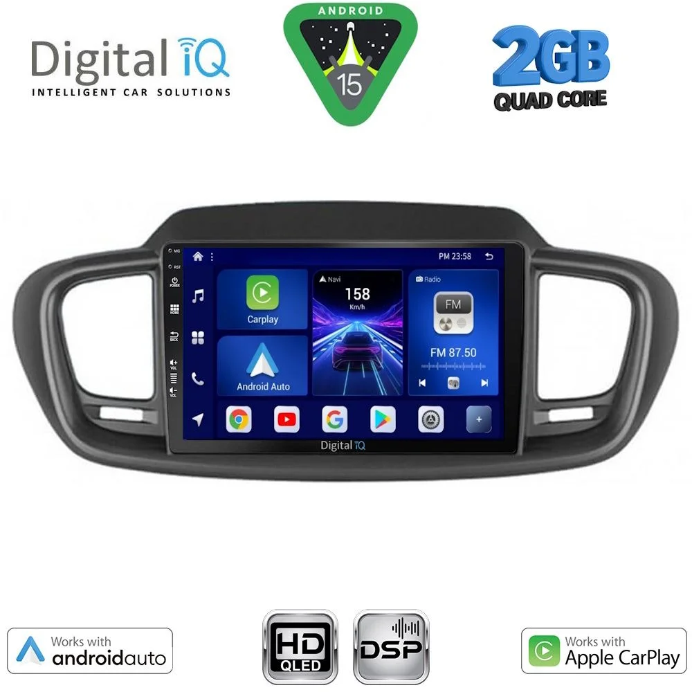 Φωτογραφία προϊόντος: DIGITAL IQ BXC 3319_CPAA (10inc) MULTIMEDIA TABLET for KIA SORENTO mod. 2014-2020