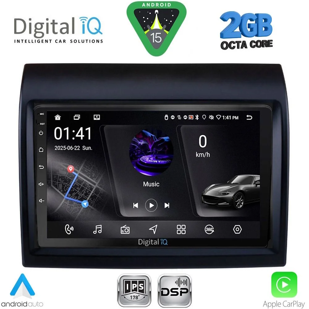 Φωτογραφία προϊόντος: DIGITAL IQ RSF 4141_CPA (9inc) MULTIMEDIA TABLET for FIAT DUCATO – CITROEN JUMPER – PEUGEOT BOXER mod. 2011-2021