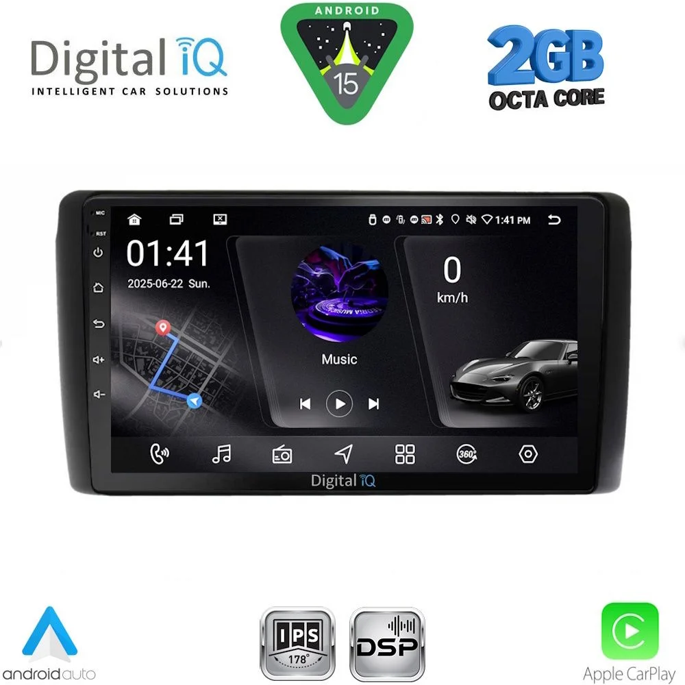 Φωτογραφία προϊόντος: DIGITAL IQ RSF 4472_CPA (9inc) MULTIMEDIA TABLET for NISSAN LEAF mod. 2009-2017