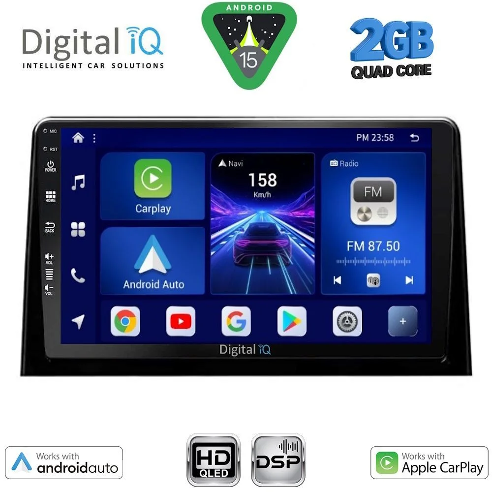 Φωτογραφία προϊόντος: DIGITAL IQ BXC 3082_CPAA (10inc) MULTIMEDIA TABLET for CITROEN BERLINGO – OPEL COMBO – PEUGEOT PARTNER – TOYOTA PROACE mod. 2018-2026 - FIAT DOBLO mod. 2022-2026