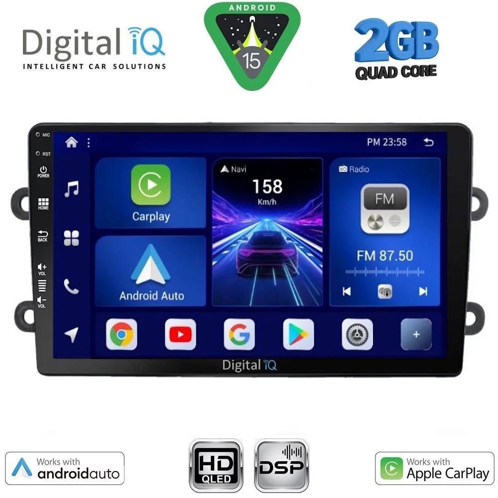 Φωτογραφία προϊόντος: DIGITAL IQ BXC 3102_CPAA (9inc) MULTIMEDIA TABLET for DACIA DUSTER mod. 2012-2019