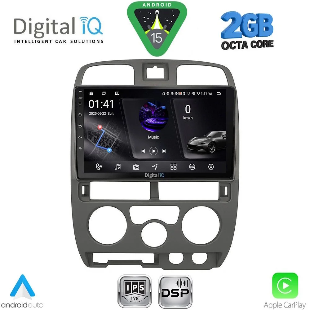 Φωτογραφία προϊόντος: DIGITAL IQ RSF 4253GR_CPA (9inc) MULTIMEDIA TABLET for ISUZU D-MAX mod. 2002-2008 (GREY)