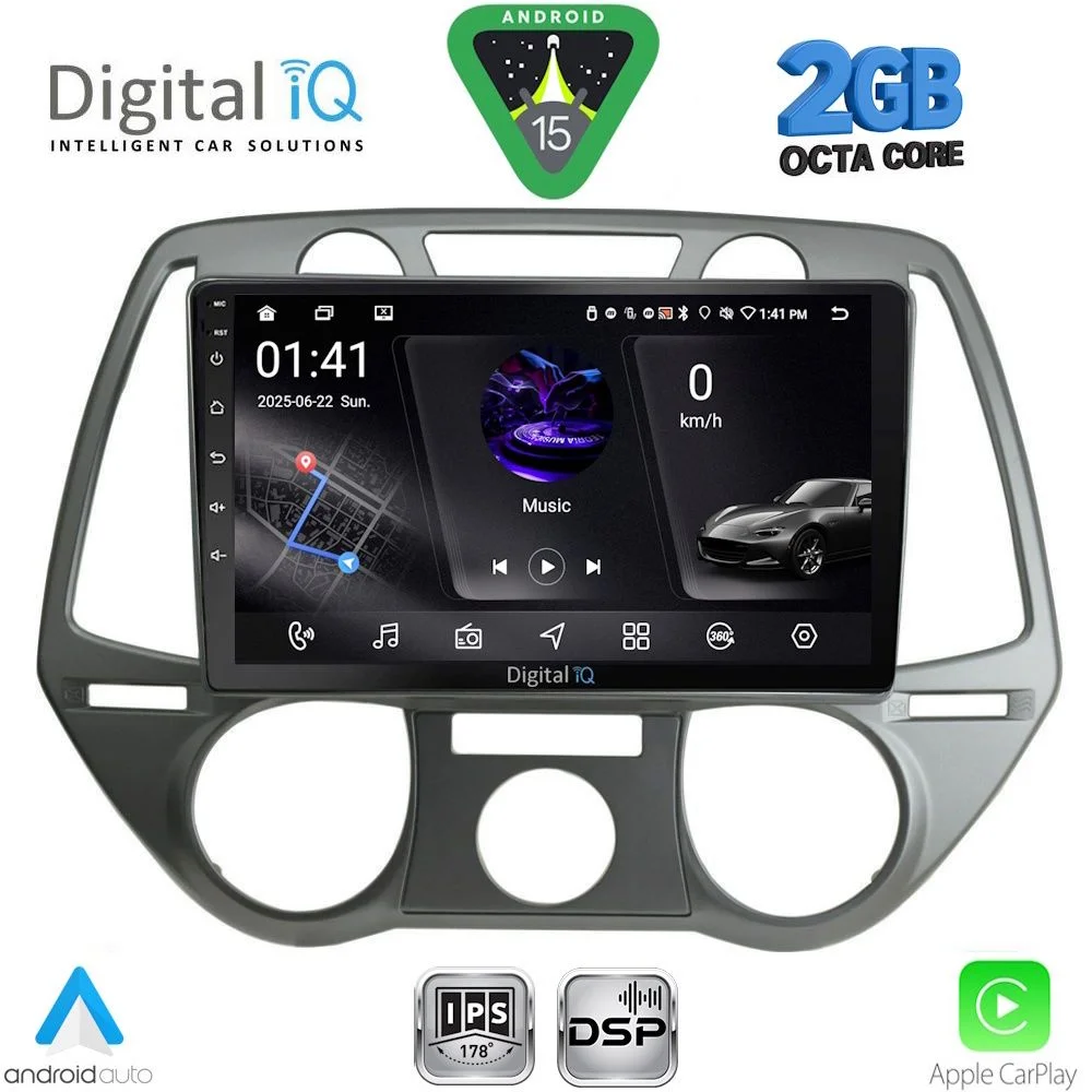 Φωτογραφία προϊόντος: DIGITAL IQ RSF 4228_CPA A/C (9inc) MULTIMEDIA TABLET for HYUNDAI i20 mod. 2008-2012