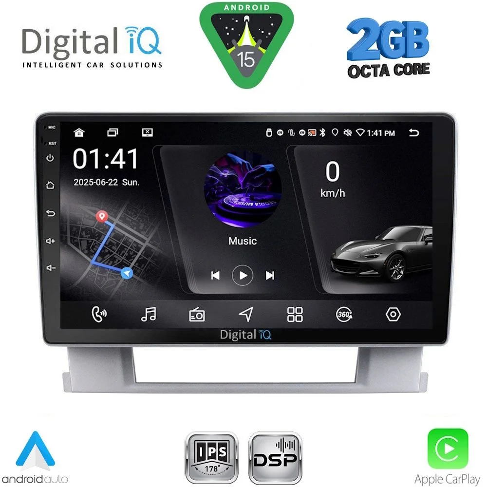 Φωτογραφία προϊόντος: DIGITAL IQ RSF 4482_CPA (9inc) MULTIMEDIA TABLET for OPEL ASTRA J mod.2010-2016