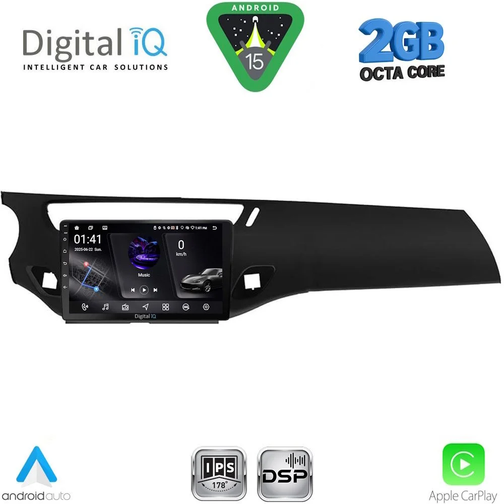 Φωτογραφία προϊόντος: DIGITAL IQ RSF 4092BL_CPA (9inc) MULTIMEDIA TABLET for CITROEN C3 - DS3 mod. 2009-2016 (BLACK)