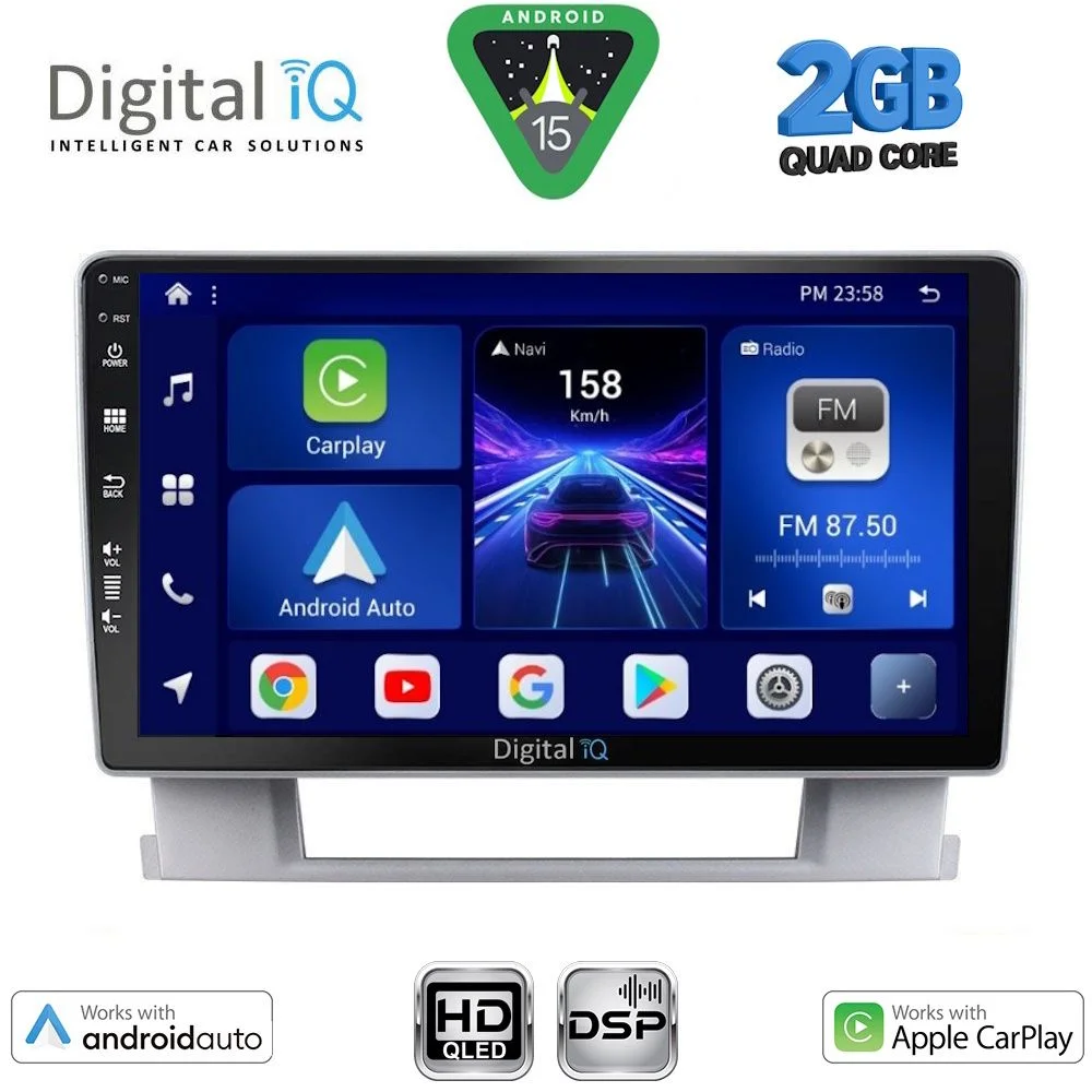 Φωτογραφία προϊόντος: DIGITAL IQ BXC 3482_CPAA (9inc) MULTIMEDIA TABLET for OPEL ASTRA J mod.2010-2016