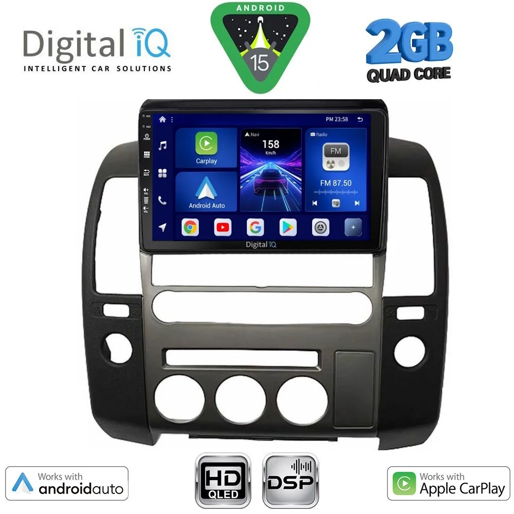 Φωτογραφία προϊόντος: DIGITAL IQ BXC 3454_CPAA (ORIG.NAVI) (9inc) MULTIMEDIA TABLET for NISSAN NAVARA D40 mod. 2006-2011 με Original Navi