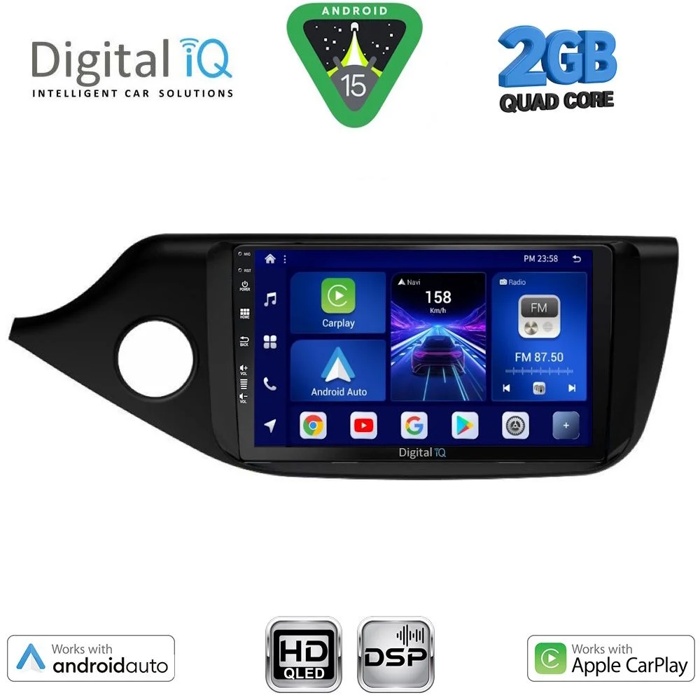 Φωτογραφία προϊόντος: DIGITAL IQ BXC 3302_CPAA (9inc) MULTIMEDIA TABLET for KIA CEED mod. 2012-2018