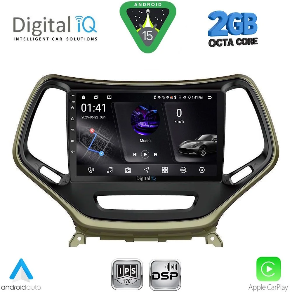Φωτογραφία προϊόντος: DIGITAL IQ RSF 4273_CPA (10inc) MULTIMEDIA TABLET for JEEP CHEROKEE mod. 2014-2024