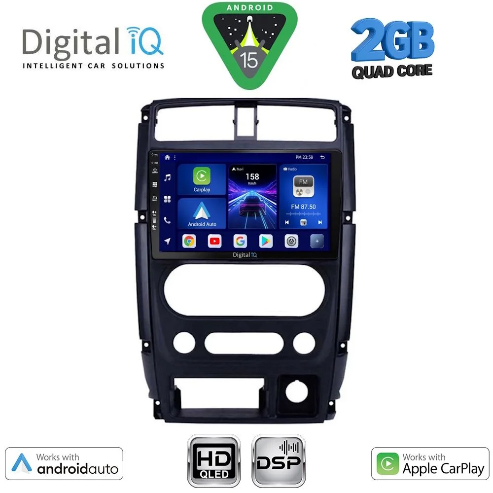 Φωτογραφία προϊόντος: DIGITAL IQ BXC 3678_CPAA (9inc) MULTIMEDIA TABLET for SUZUKI JIMNY mod. 2007-2017