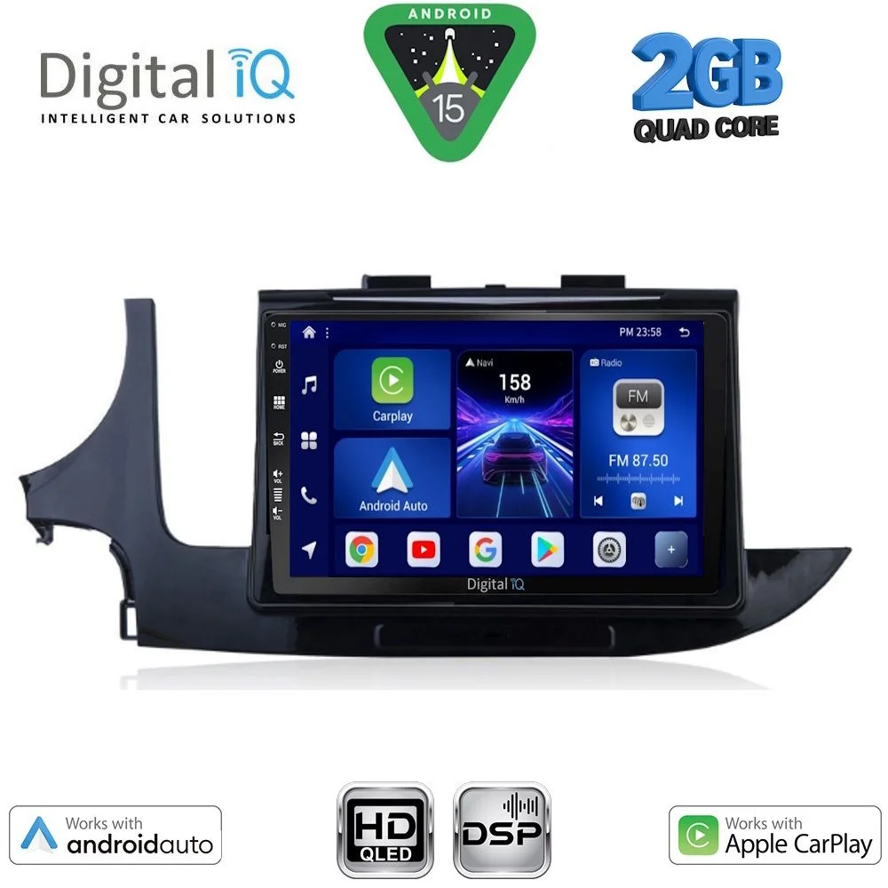 Φωτογραφία προϊόντος: DIGITAL IQ BXC 3497_CPAA (9inc) MULTIMEDIA TABLET for OPEL MOKKA mod. 2016-2021