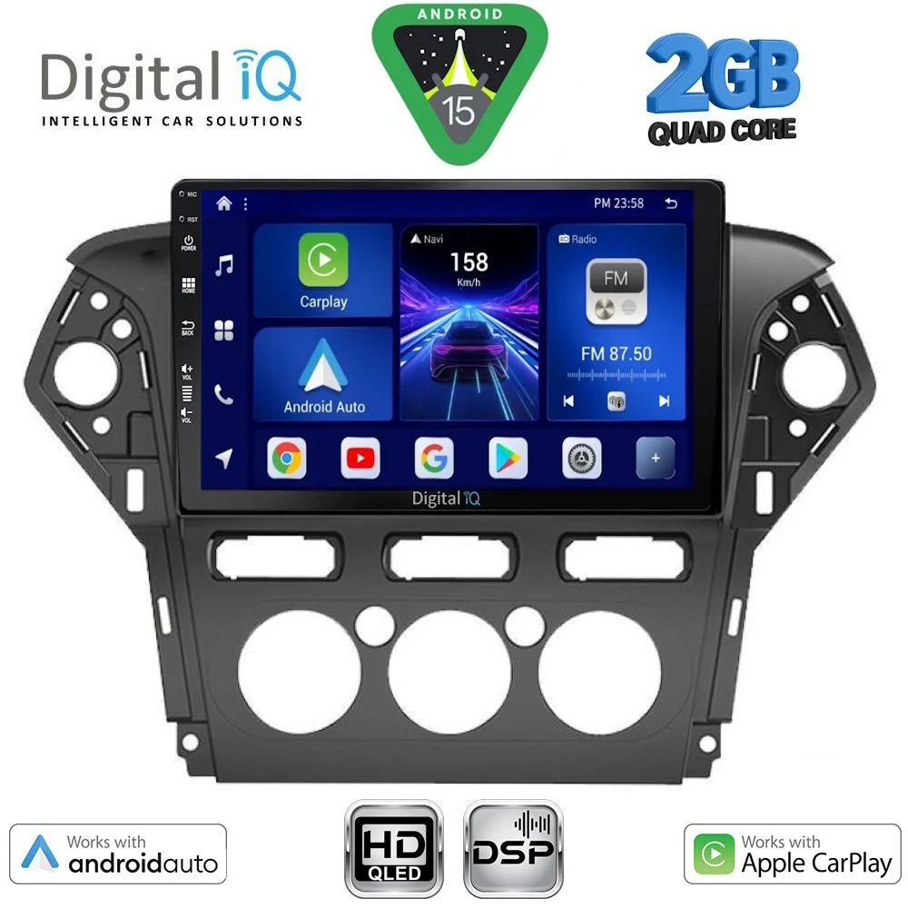 Φωτογραφία προϊόντος: DIGITAL IQ BXC 3163AC_CPAA A/C (10inc) MULTIMEDIA TABLET for FORD MONDEO mod. 2011-2013