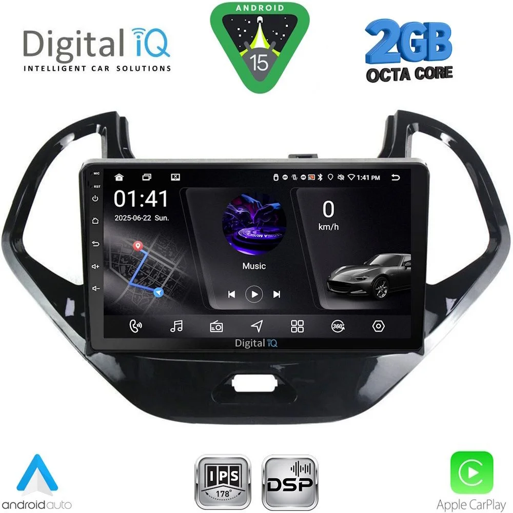 Φωτογραφία προϊόντος: DIGITAL IQ RSF 4167SH_CPA (9inc) MULTIMEDIA TABLET for FORD KA mod. 2017-2024