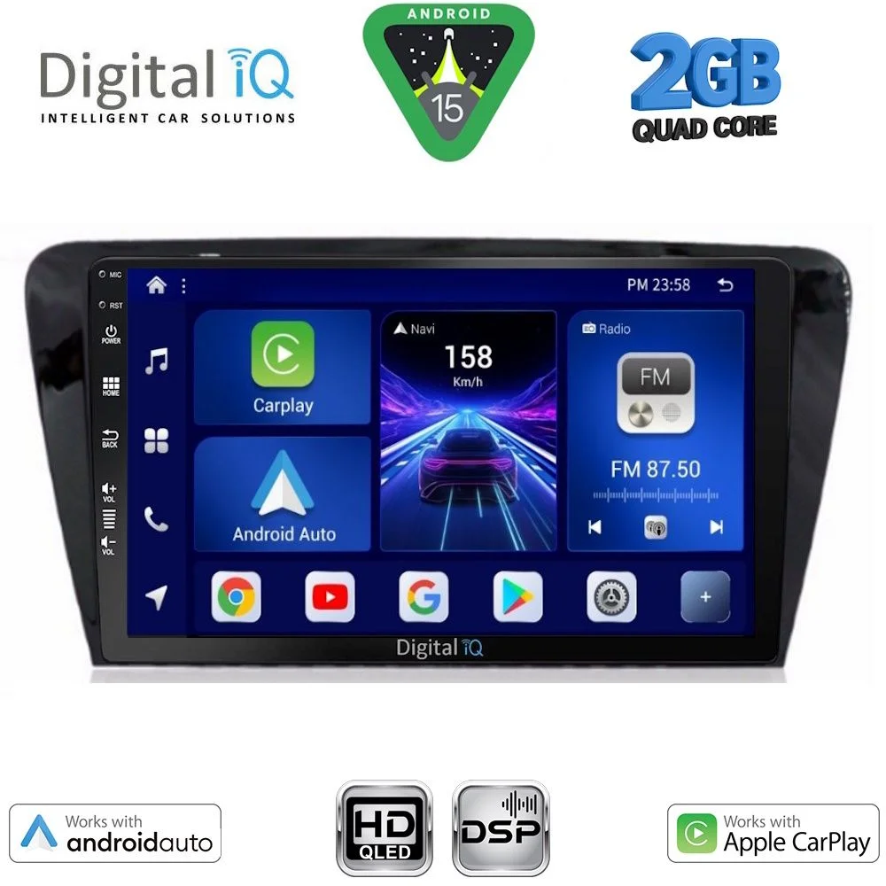 Φωτογραφία προϊόντος: DIGITAL IQ BXC 3597_CPAA (10inc) MULTIMEDIA TABLET for SKODA OCTAVIA 7 mod. 2013-2021