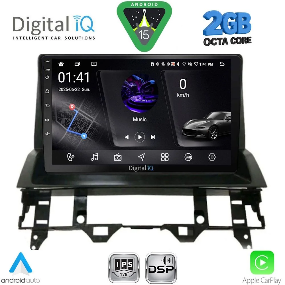 Φωτογραφία προϊόντος: DIGITAL IQ RSF 4376_CPA DASH (10inc) MULTIMEDIA TABLET for MAZDA 6 mod. 2002-2008