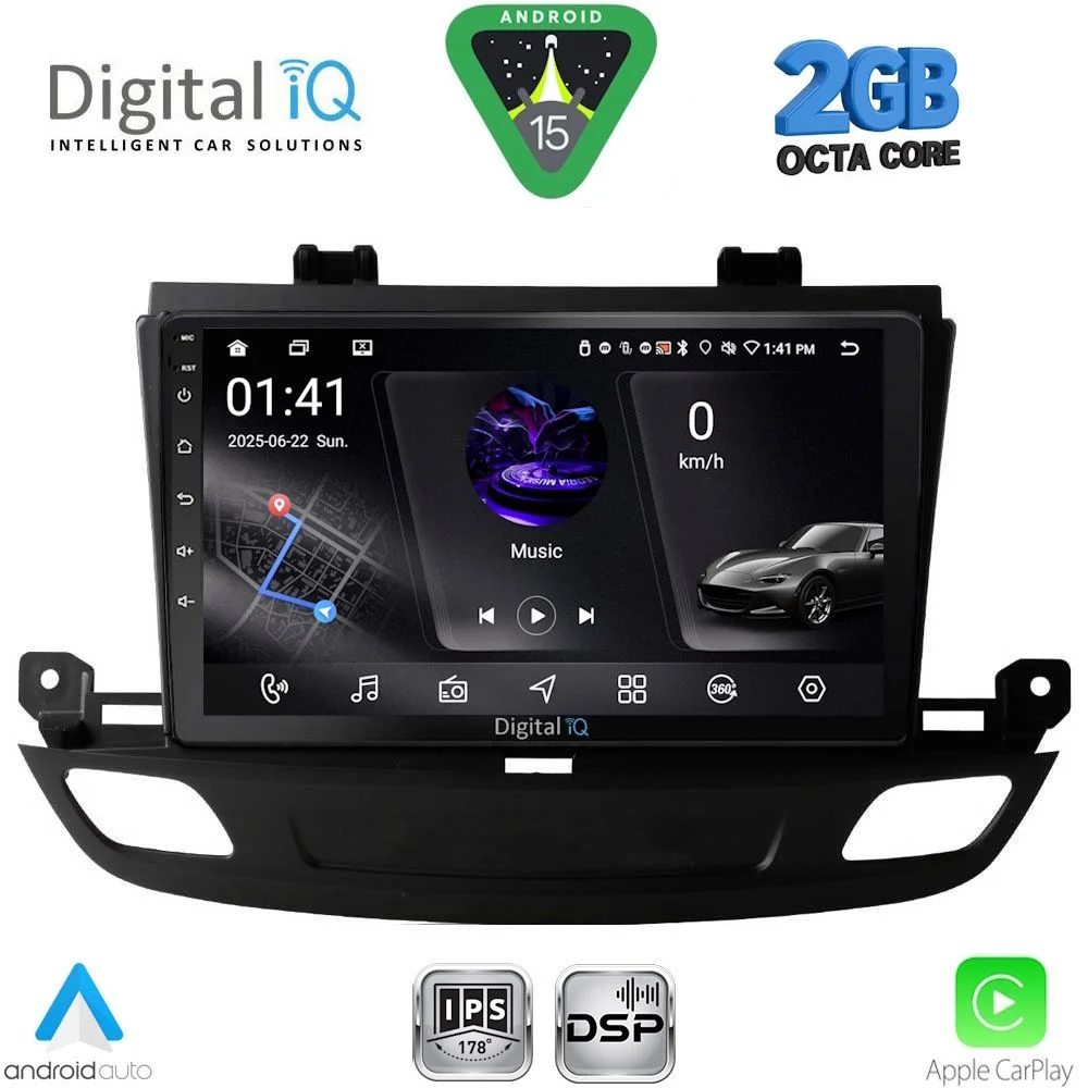 Φωτογραφία προϊόντος: DIGITAL IQ RSF 4493_CPA (9inc) MULTIMEDIA TABLET for OPEL INSIGNIA mod. 2018-2024