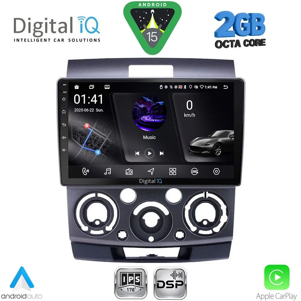 Φωτογραφία προϊόντος: DIGITAL IQ RSF 4170_CPA (9inc) MULTIMEDIA TABLET for FORD RANGER | MAZDA BT50 mod. 2006-2011