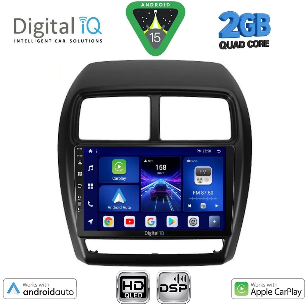Φωτογραφία προϊόντος: DIGITAL IQ BXC 3431_CPAA (9inc) MULTIMEDIA TABLET for MITSUBISHI ASX mod. 2020-2023