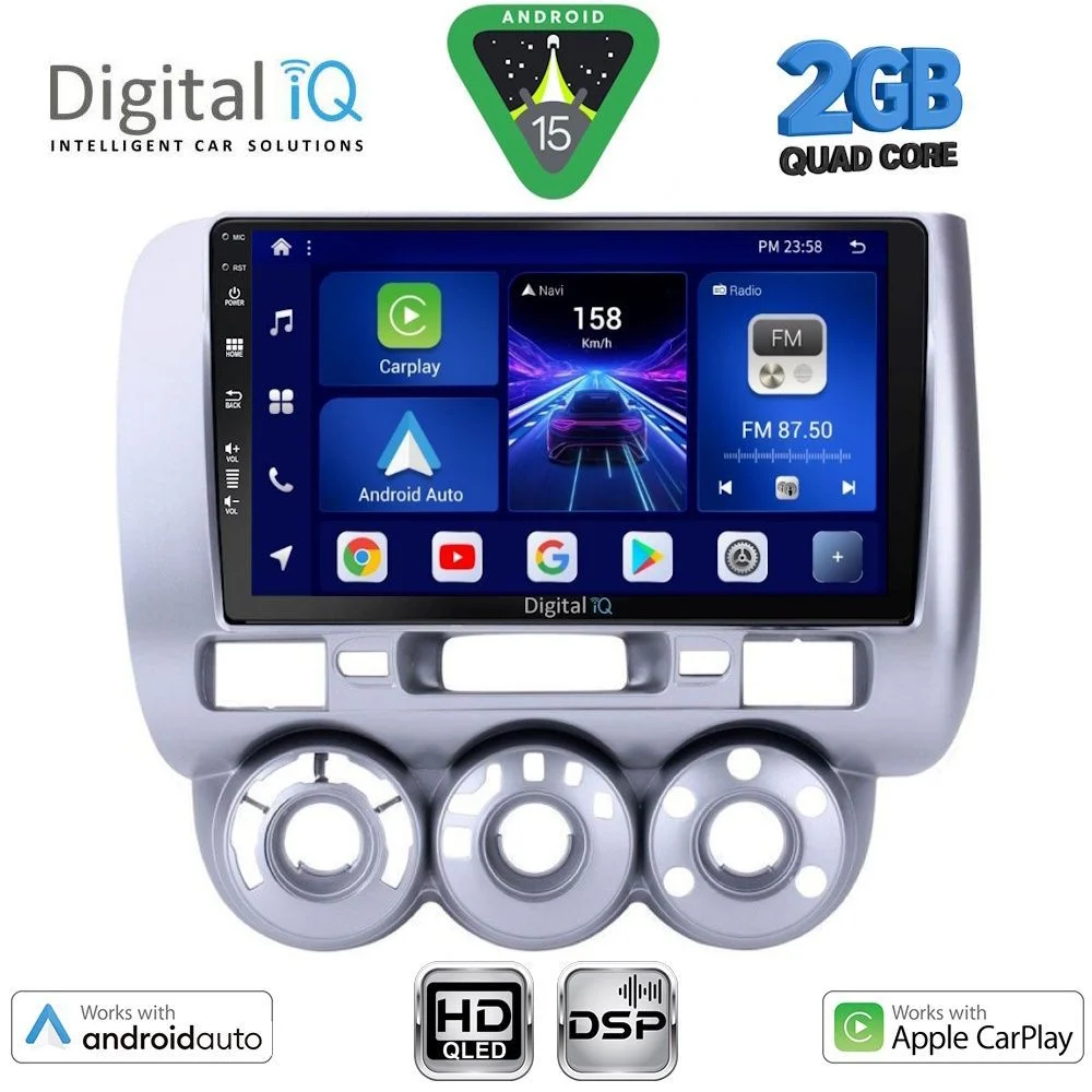 Φωτογραφία προϊόντος: DIGITAL IQ BXC 3210_CPAA A/C (9inc) MULTIMEDIA TABLET for HONDA JAZZ mod. 2002-2008