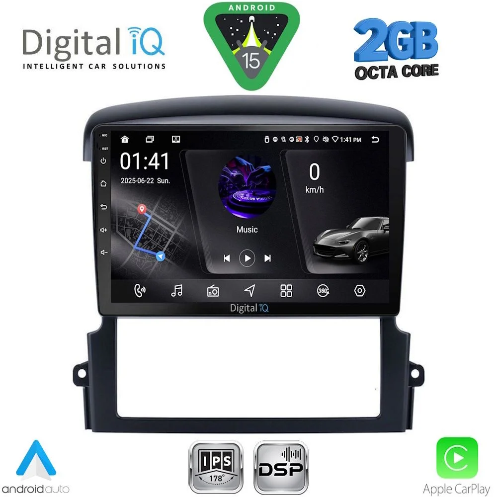 Φωτογραφία προϊόντος: DIGITAL IQ RSF 4317_CPA (9inc) MULTIMEDIA TABLET for KIA SORENTO mod. 2006-2009