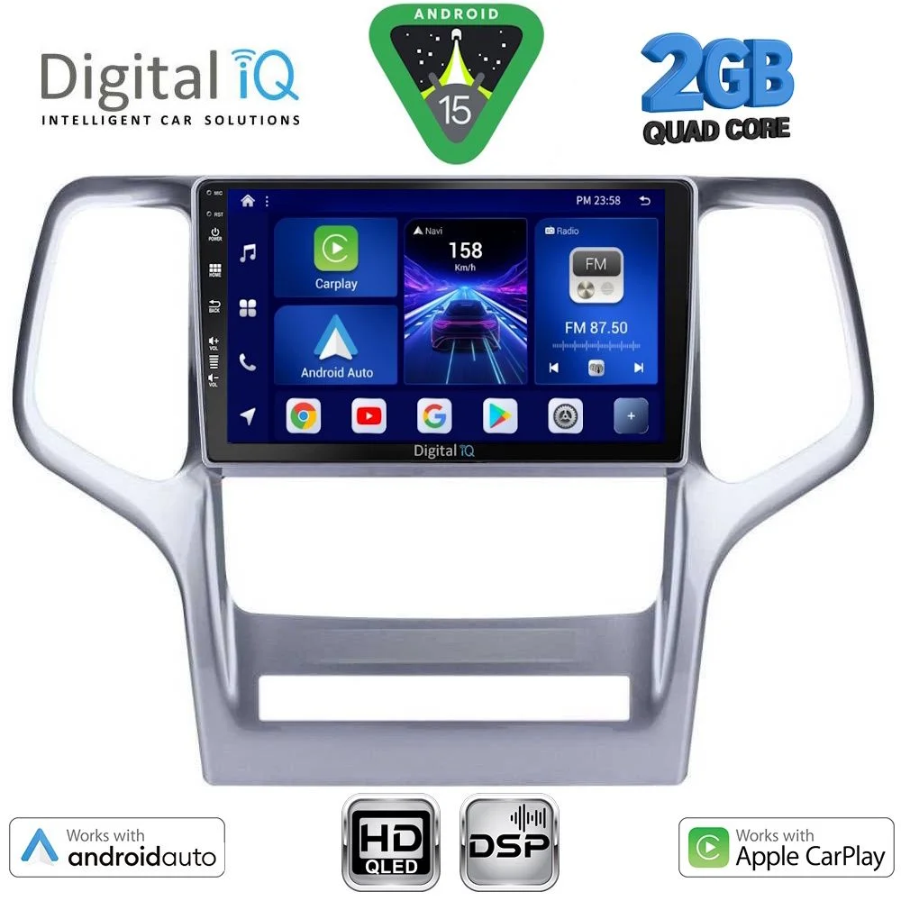 Φωτογραφία προϊόντος: DIGITAL IQ BXC 3282_CPAA (9inc) MULTIMEDIA TABLET for JEEP GRAND CHEROKEE mod. 2011-2014