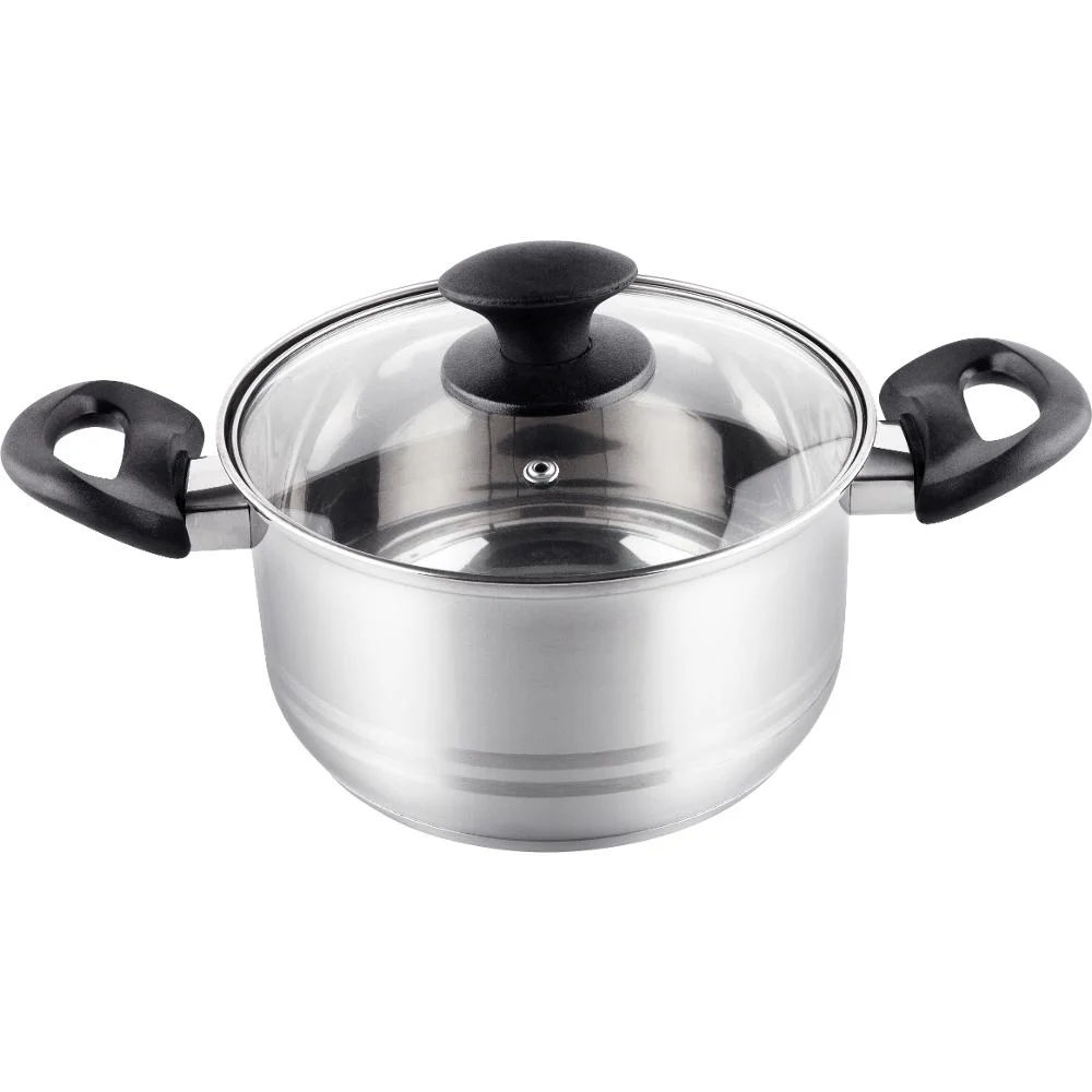 Φωτογραφία προϊόντος: Κατσαρόλα LEGER SS 18x10,5cm 2,5lt Stainless Steel Lamart LTB1810 Ασημί