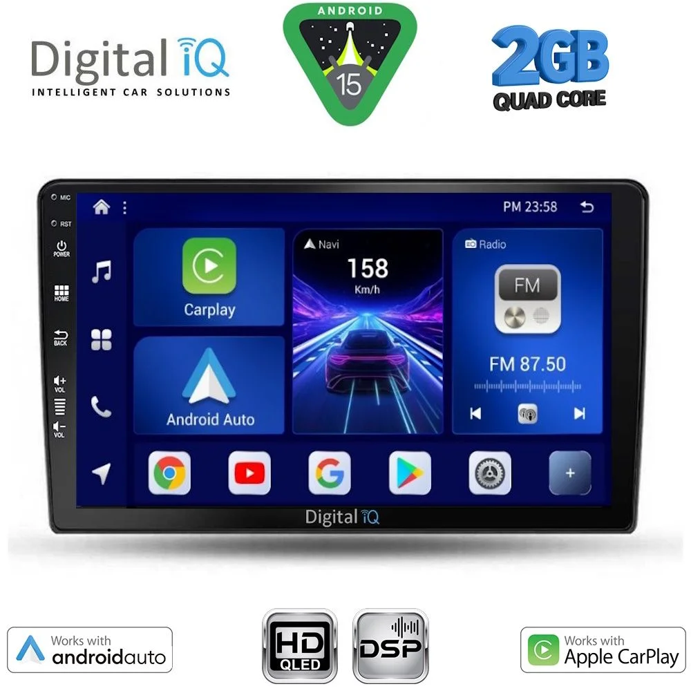 Φωτογραφία προϊόντος: DIGITAL IQ BXC 3103B_CPAA (9inc) MULTIMEDIA TABLET for DACIA DUSTER mod. 2012-2019