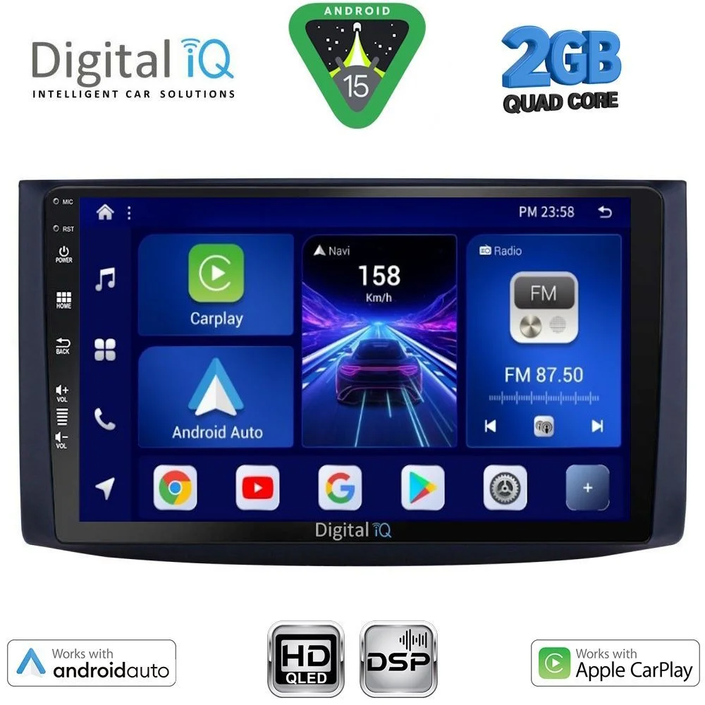 Φωτογραφία προϊόντος: DIGITAL IQ BXC 3072_CPAA (9inc) MULTIMEDIA TABLET for CHEVROLET AVEO mod. 2006-2010