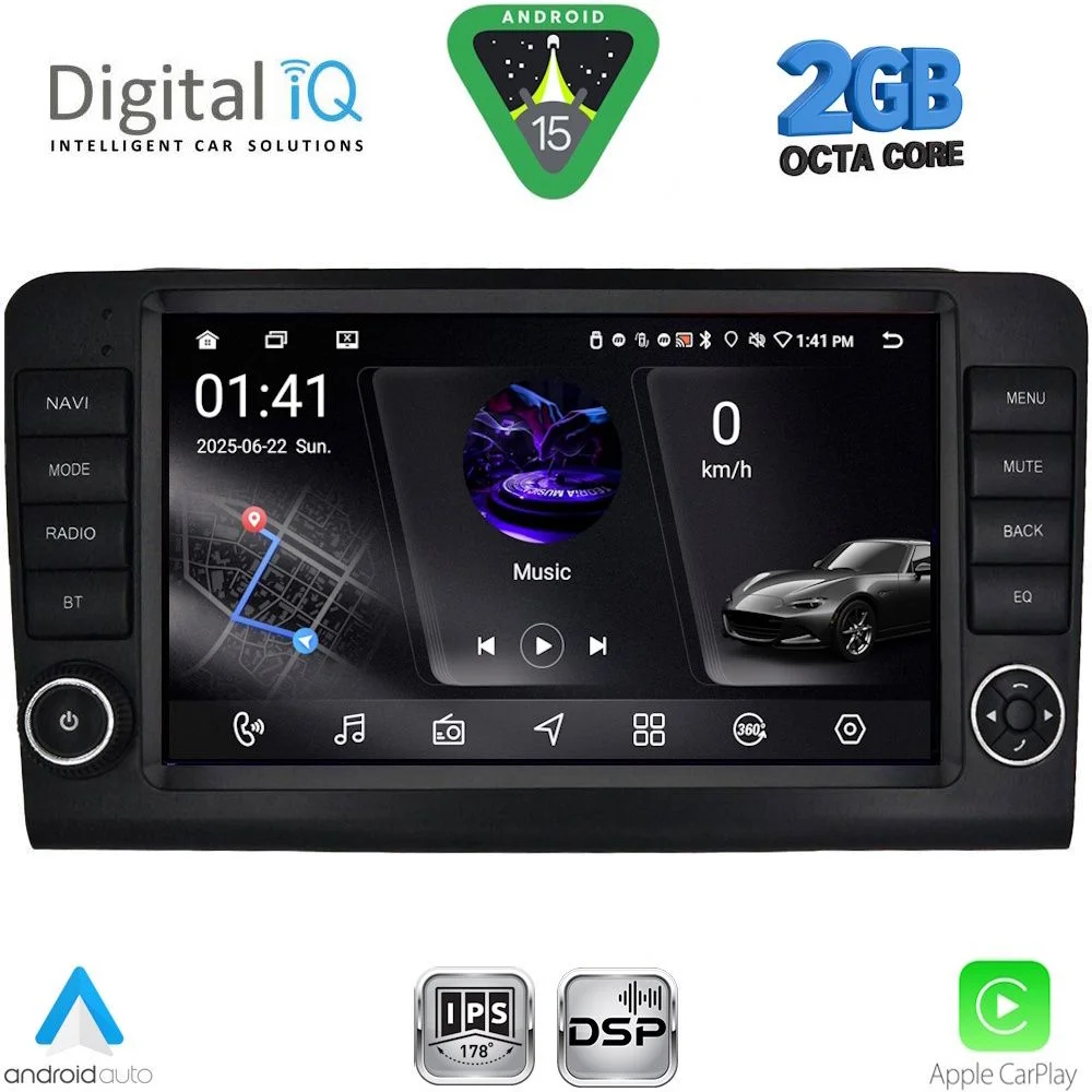 Φωτογραφία προϊόντος: DIGITAL IQ RSF 4416_CPA (9inc) MULTIMEDIA TABLET for MERCEDES ML (W164) – GL (X164) mod. 2005-2011