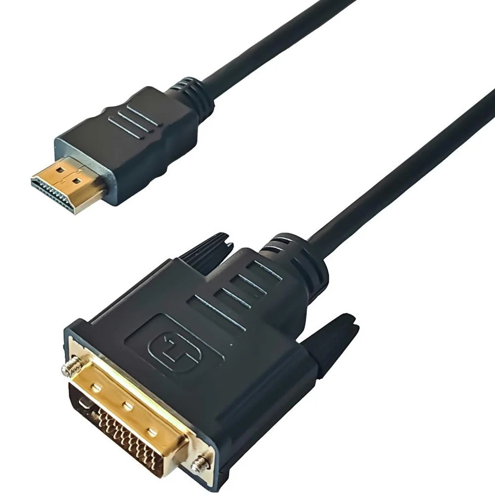Φωτογραφία προϊόντος: Καλώδιο HDMI σε DVI Yenkee YCH 515 1.4 4K/30Hz Gold Plated Μαύρο 2m