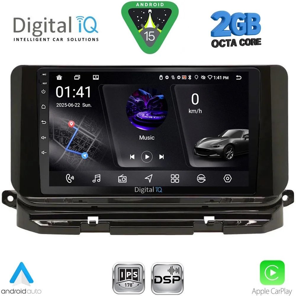 Φωτογραφία προϊόντος: DIGITAL IQ RSF 4598_CPA (10inc) MULTIMEDIA TABLET for SKODA OCTAVIA 8 mod. 2021-2026