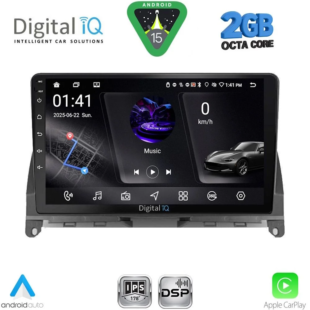 Φωτογραφία προϊόντος: DIGITAL IQ RSF 4405_CPA (9inc) MULTIMEDIA TABLET for MERCEDES C (W204) mod. 2007-2011