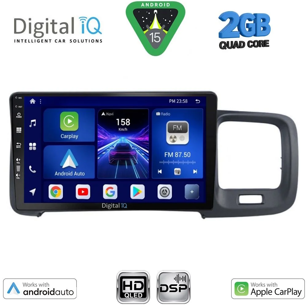 Φωτογραφία προϊόντος: DIGITAL IQ BXC 3785_CPAA (9inc) MULTIMEDIA TABLET for VOLVO S60 mod. 2010-2018