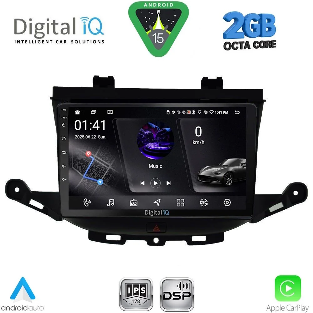 Φωτογραφία προϊόντος: DIGITAL IQ RSF 4483_CPA (9inc) MULTIMEDIA TABLET for OPEL ASTRA K mod.2015-2022