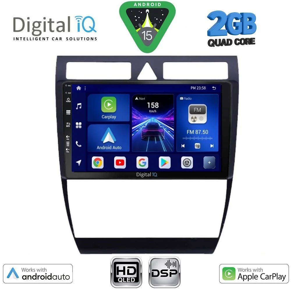 Φωτογραφία προϊόντος: DIGITAL IQ BXC 3006_CPAA (9inc) MULTIMEDIA TABLET for AUDI A6 mod. 1998-2005