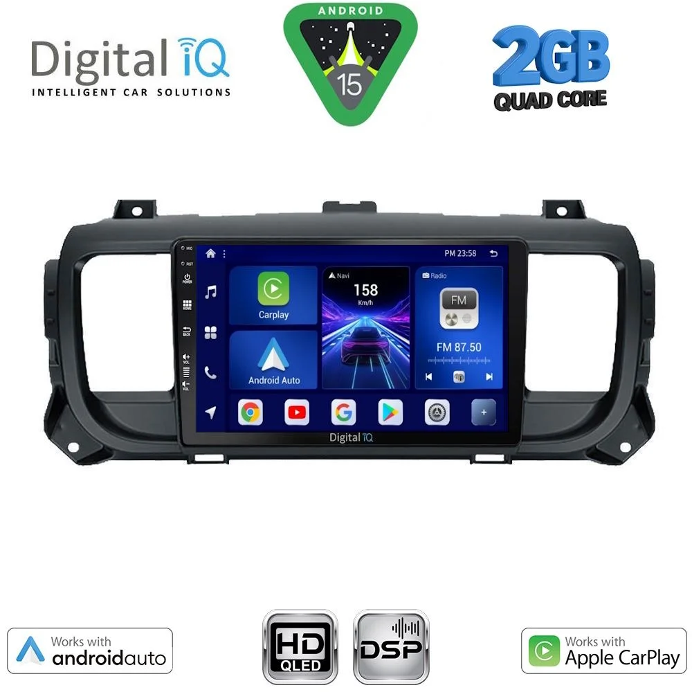 Φωτογραφία προϊόντος: DIGITAL IQ BXC 3729_CPAA (9inc) MULTIMEDIA TABLET for CITROEN JUMPY-SPACETOURER – PEUGEOT EXPERT-TRAVELLER – TOYOTA PROACE mod. 2016-2026