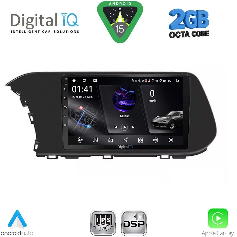 Φωτογραφία προϊόντος: DIGITAL IQ RSF 4220_CPA (10inc) MULTIMEDIA TABLET for HYUNDAI i20 - BAYON mod. 2021-2026